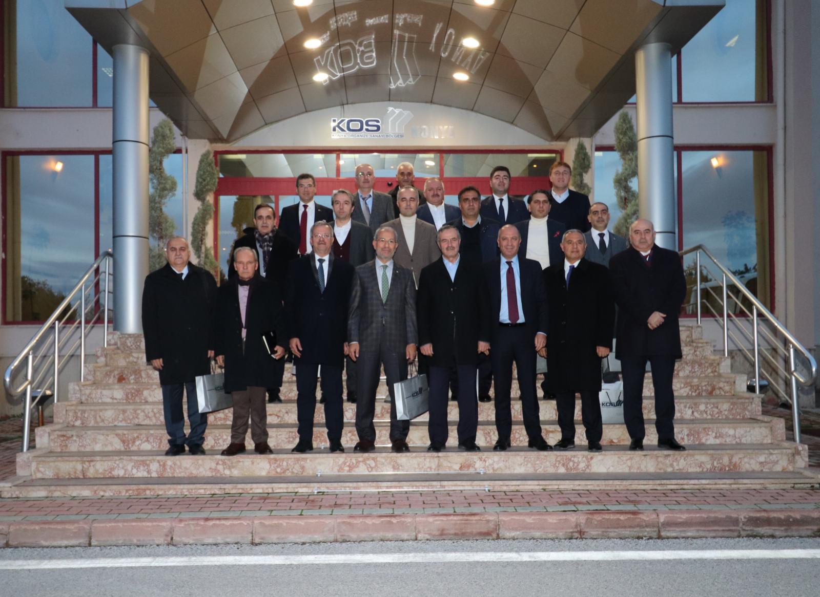OSBÜK Yönetim Kurulu ve Yüksek Koordinasyon Kurulu Toplantısı Konya'da Gerçekleştirldi