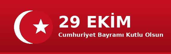 29 Ekim Cumhuriyet Bayramı